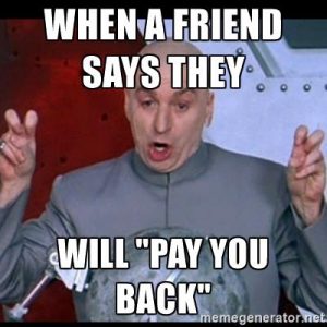 Dr. Evil Pay Back Meme