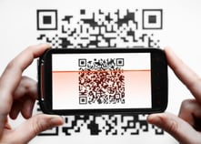 QR code on smart phone