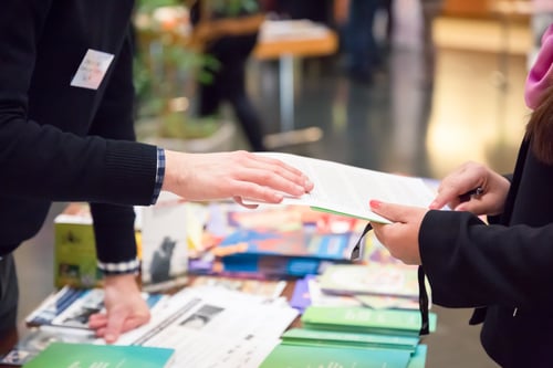 trade show booth iStock-998493296